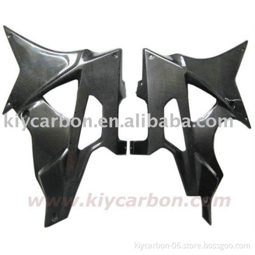 Carbon fiber motorcycle belly pan